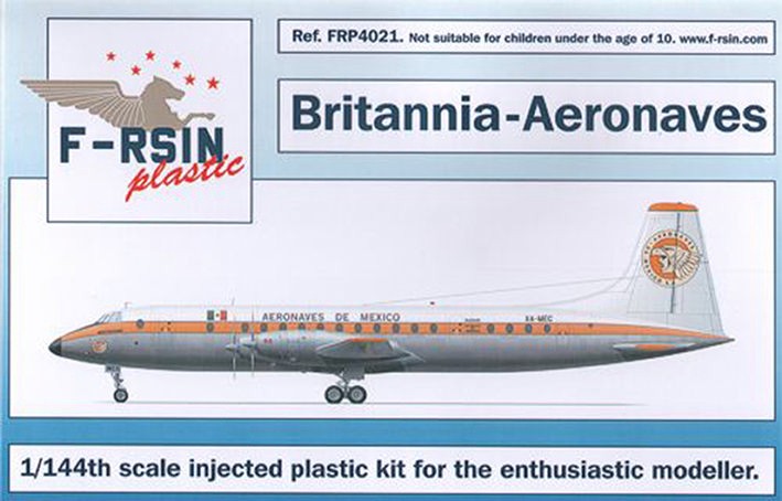 F-rsin Plastic FRP4021 Bristol Britannia 300 Decals Aeronaves de Mexico 1/144