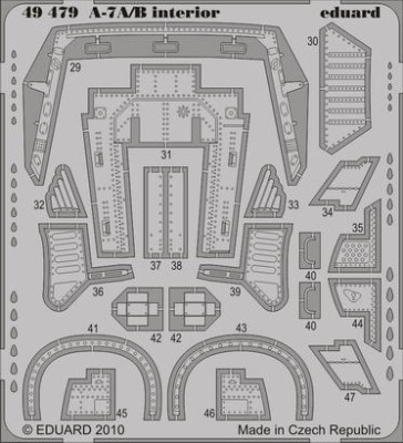 Eduard 49479 A-7A/B interior S.A.