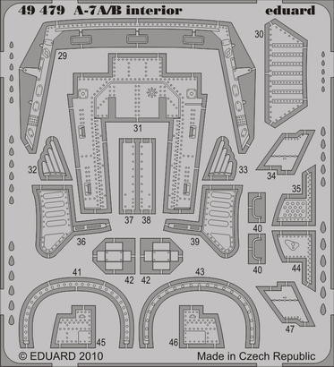 Eduard 49479 A-7A/B interior S.A.