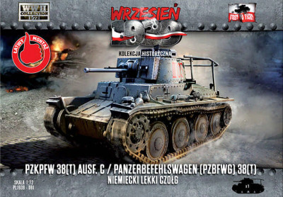 First To Fight FTF-72091 PzKpfw 38(t) Ausf. C German light tank 1/72