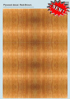 Print Scale 032-camo 1/72 - 1/48 Plywood decal Red-Brown