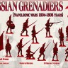 Red Box 72130 Napoleonic Russian Grenadiers. 1804-1808 1/72