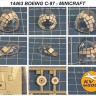 KV Models 14463 C-97/KC-97 Stratofreighter (MINICRAFT #CD144013, #14441 , #14572, #14610, #14695, #14699, #14757 / ACADEMY #12540) + маски на диски и колеса Minicraft / ACADEMY US 1/144