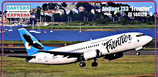 Восточный Экспресс 144129_4 Б-737-300 Frontier Лиса ( Limited Edition ) 1/144