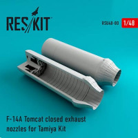 Reskit RSU48-0080 F-14A Tomcat closed exhaust nozzles (TAM) 1/48