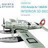 Quinta studio QD32138 Ar 196A/B (Revell) 3D Декаль интерьера кабины 1/32