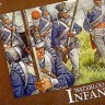 HAT 8025 Waterloo Dutch Infantry 48 infantry, with some Belgian and stovepipe shakos for conversion possibilities. 1/72