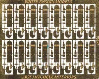 White Ensign Models PE 35047 B-25 COCKPIT INTERIORS (x 16) 1/350