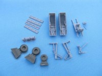 Metallic Details MDR48160 North-American/Rockwell OV-10D Bronco Wheel bays (designed to be used with ICM kits) 1/48