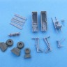 Metallic Details MDR48160 North-American/Rockwell OV-10D Bronco Wheel bays (designed to be used with ICM kits) 1/48