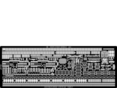 White Ensign Models PE 35170 USS INDIANAPOLIS (CA-35) (for the Academy & Trumpeter kits) 1/350