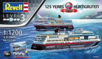 Revell 05692 Подарочны набор 125 лет Hurtigruten TROLLFJORD & MIDNATSOL 1/1200