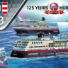 Revell 05692 Подарочны набор 125 лет Hurtigruten TROLLFJORD & MIDNATSOL 1/1200