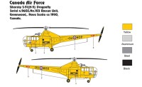 Miniwing Plastic MINI339 Sikorsky H-5 DRAGONFLY / RCAF 1 bagged kit with canopy mask 1/144