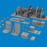 Eduard 6481033 BRASSIN P-51B Birdcage canopy cockpit PRINT 1/48