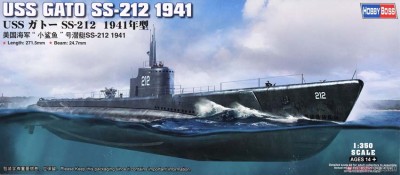 Hobby Boss 83523 Подлодка Gato SS-212 1941 1/35