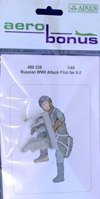 Aerobonus 480228 Russain WWII Attack Pilot for IL-2 (REV/ITAL) 1/48