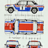 Reji Model 157 Fiat 131 Abarth Rallye Monte Carlo 1979 1/24