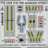 Eduard FE1228 F/A-18E seatbelts STEEL (HOBBYB) 1/48