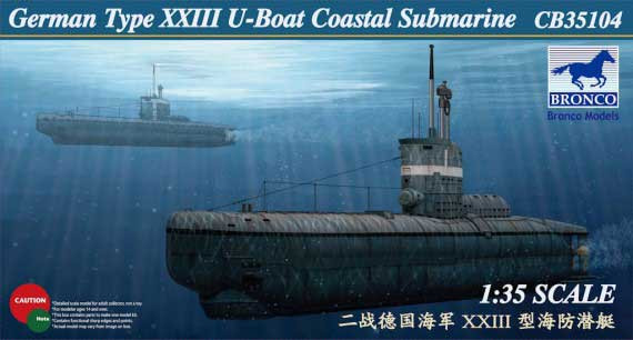 Bronco CB35104 German Type XXIII U-Boat 1/35