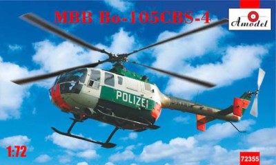 Amodel 72355 MBB Bo-105CBS-4 Polizei 1/72