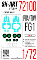 SX Art 72100 Окрасочная маска Phantom FG.1 (Airfix) 1/72