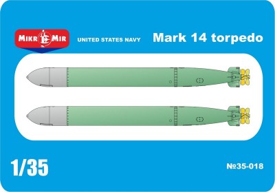 MikroMir 35-018 Американская противолодочная торпеда Mark 14 1/35