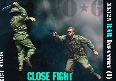 Bravo6 35325 RAR Infantry (1) Close Fight, 2 фигуры