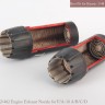 Mk1 Design MA-48080 McDonnell-Douglas F/A-18A+/F/A-18B/F/A-18C/F/A-18D GE exhaust nozzle. Aftrer burner Set (opend) 1/48