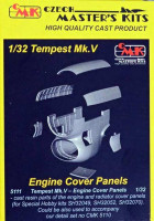 CMK 5111 Tempest Mk.V Engine cover panels (SP.HOBBY) 1/32