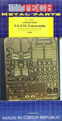 Extratexh EXTE14421 S.E.210 Caravelle External details (AIRFIX) 1:144