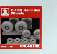 Brengun BRL48106 C-130 wheels (resin set) 1/48