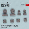 Reskit RS48-0064 F-4 Phantom II (B,N) wheels set (ACAD,HAS) 1/48