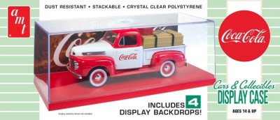 AMT 1199 Cars &amp; Collectibles Display Case suiable (COCA-COLA)