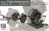 AFV club 35125 GERMAN SW-36 SERCHLIGHT/WITH Sd.Ah.51 TRAILER 1/35