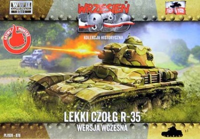 First To Fight FTF-72078 Renault R-35 Early - French light tank 1/72