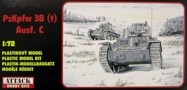 Attack Hobby 72804 Pz.38/t/Ausf.C INJ 1/72