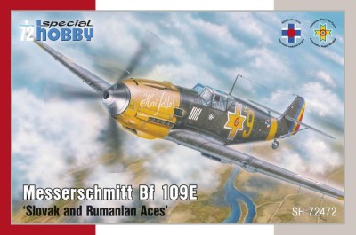 Special Hobby SH72472 Bf 109E 'Slovak and Rumanan Aces' (4x camo) 1/72