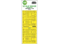 Art Scale 200-M48117 Dauntless SBD-3 double-sided express mask, self-adhesive and pre-cutted 1/48