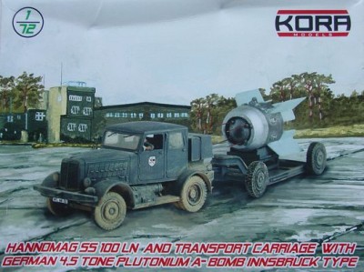 Kora Model A7243 Hannomag SS 100 LN &amp; 4,5t Plutonium A-bomb 1/72