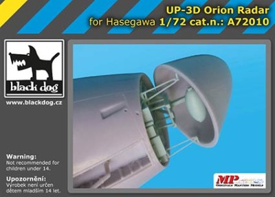 BlackDog BDOA72010 UP-3D Orion Radar (HAS) 1/72