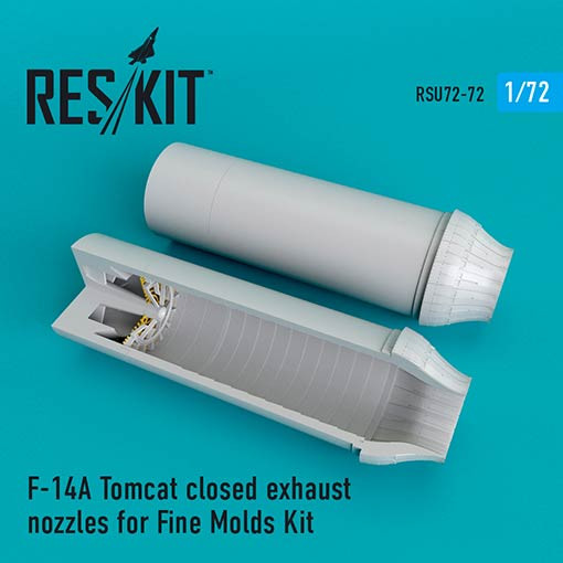 Reskit RSU72-0072 F-14A Tomcat closed exhaust (FMOLDS) 1/72