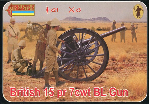 Strelets STR17772 British 15pr 7cwt BL Gun (Anglo-Boer War) 1/72