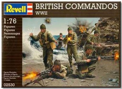 Revell 02530 Британские коммандос 2-я МВ 1/76