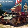 Miniart 35454 Japanese M3 Stuart w/ Crew (5 fig.) 1/35