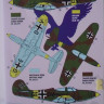 Kora Model DEC72244 Bell P-39D Airacobra (Luftwaffe serv.) декали декали 1/72