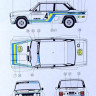 Reji Model 122 Fiat 131 Abarth 'SVENSKA' 1980 M.Carlo/Sweden 1/24