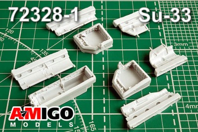 Amigo Models AМG 72328-1 Ниши шасси самолета Су-33 1/72
