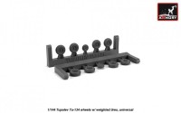 Armory ARAW14008 Tupolev Tu-134 wheels 1/144