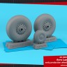 Armory ARAW32410 Avro Lancaster wheels early type with weighted tyres 1/32